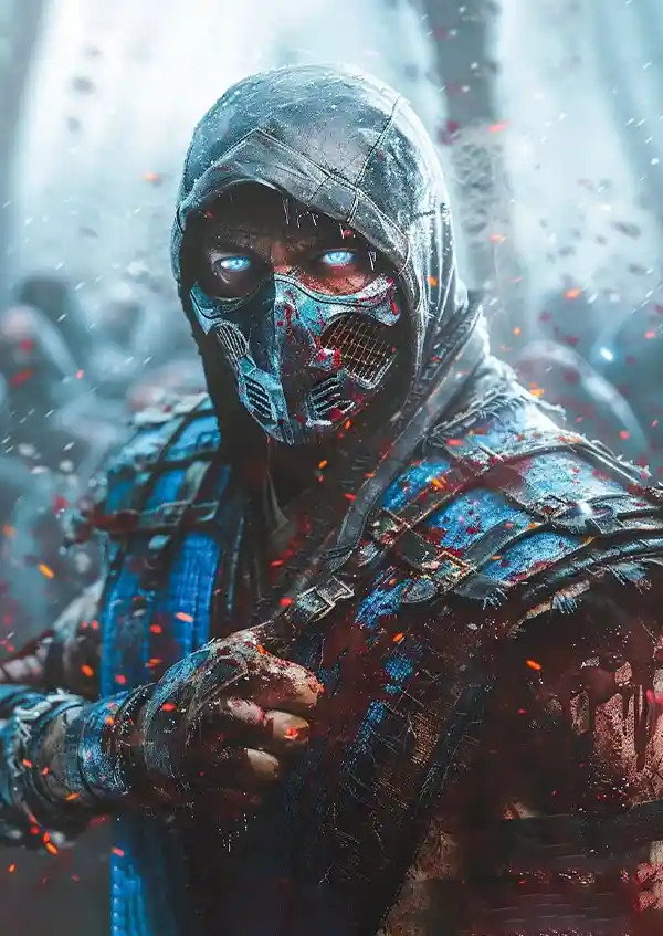 dfhstgh متال پوستر طرح بازی Mortal Kombat طرح ساب زیرو کد L1170 - Image 1