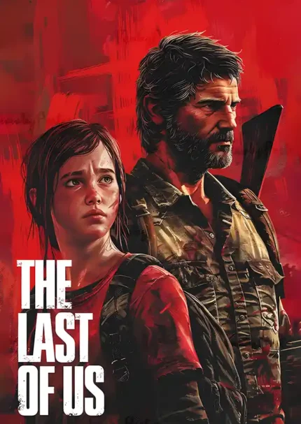 متال پوستربازی The Last Of Us طرح الی و جوئل کد L1172