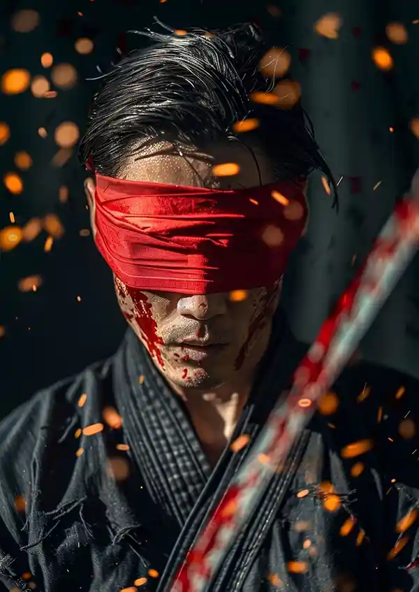 dgdrgtre متال پوستر بازی Mortal Kombat طرح Kenshi کد L1177 - Image 1
