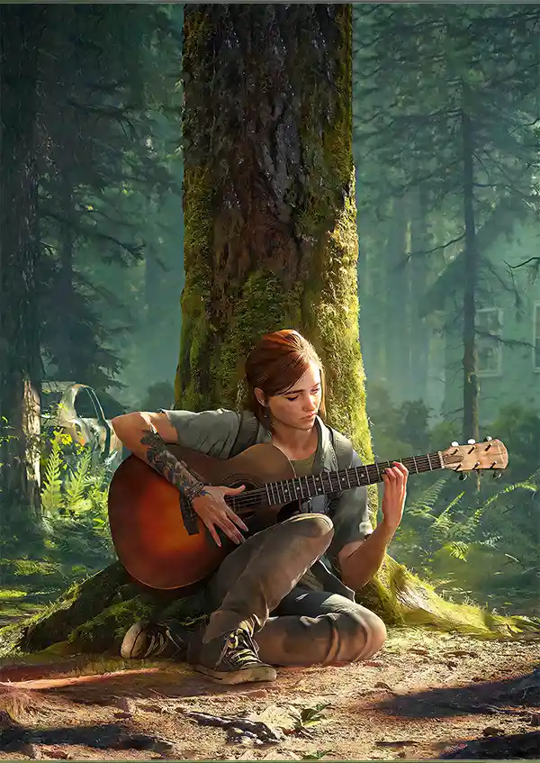 ertyw متال پوستر بازی The Last Of Us طرح الی کد L1263 - Image 1