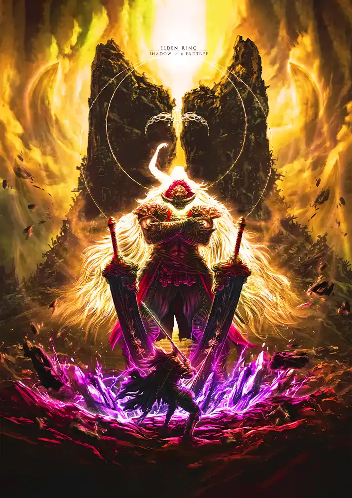 L1869-metalposter-01 متال پوستر طرح بازی Elden Ring کد L1869 - Image 1