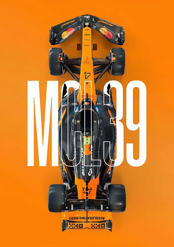 L1985-metalposter-01 متال پوستر ماشین طرح MCL39 کد L1985 - Image 1