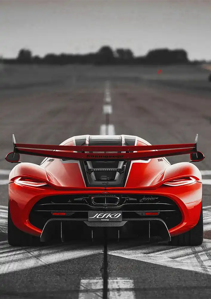 L2317-metalposter-01 متال پوستر طرح ماشین Koenigsegg Jesko کد L2317 - Image 1
