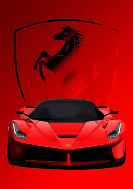 متال پوستر طرح ماشین LaFerrari کد L2326