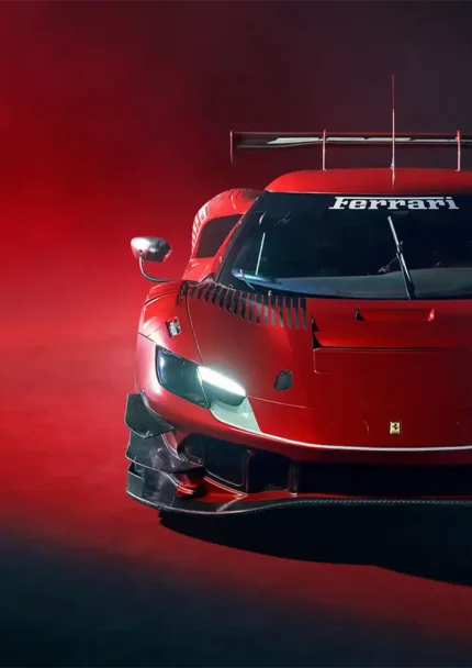 متال پوستر طرح ماشین Ferrari 296 GT3 کد L2328