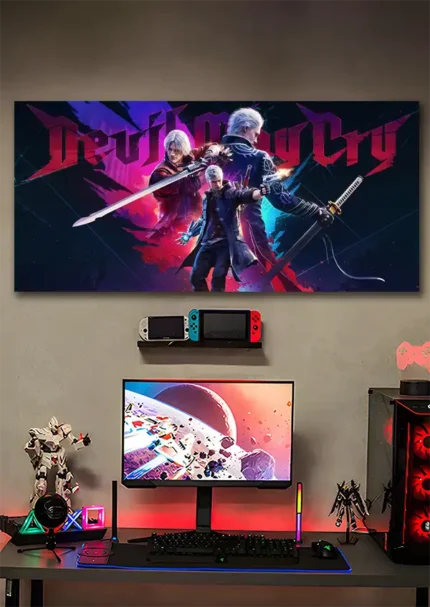 متال پوستر طرح بازی Devil My Cry کد L8027