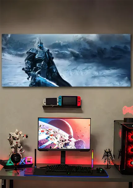 متال پوستر طرح بازی The Lich King کد L8030