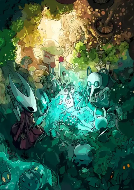 متال پوستر طرح بازی Hollow Knight کد L2373