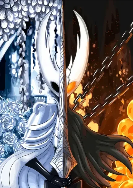 متال پوستر طرح بازی Hollow Knight کد L2374