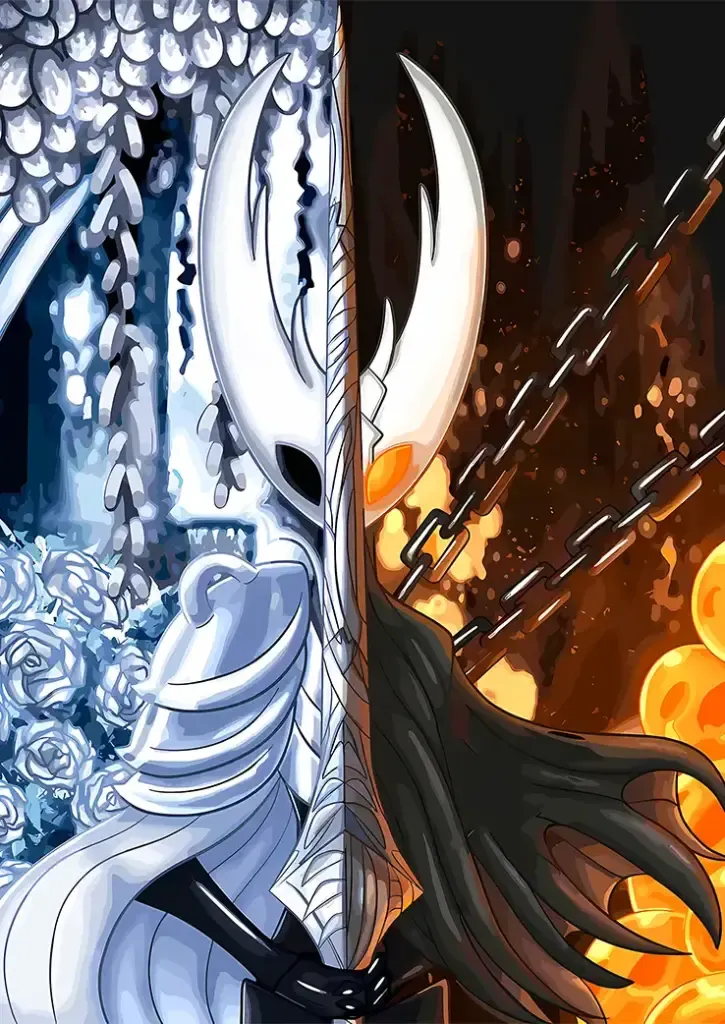 photo (19) متال پوستر طرح بازی Hollow Knight کد L2374 - Image 1