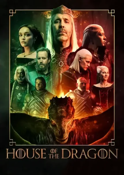 متال پوستر طرح سریال House Targaryen کد L2476