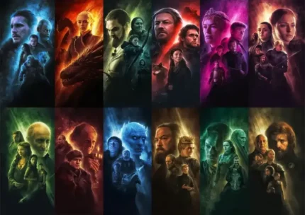 متال پوستر طرح Game of Thrones کد L2496