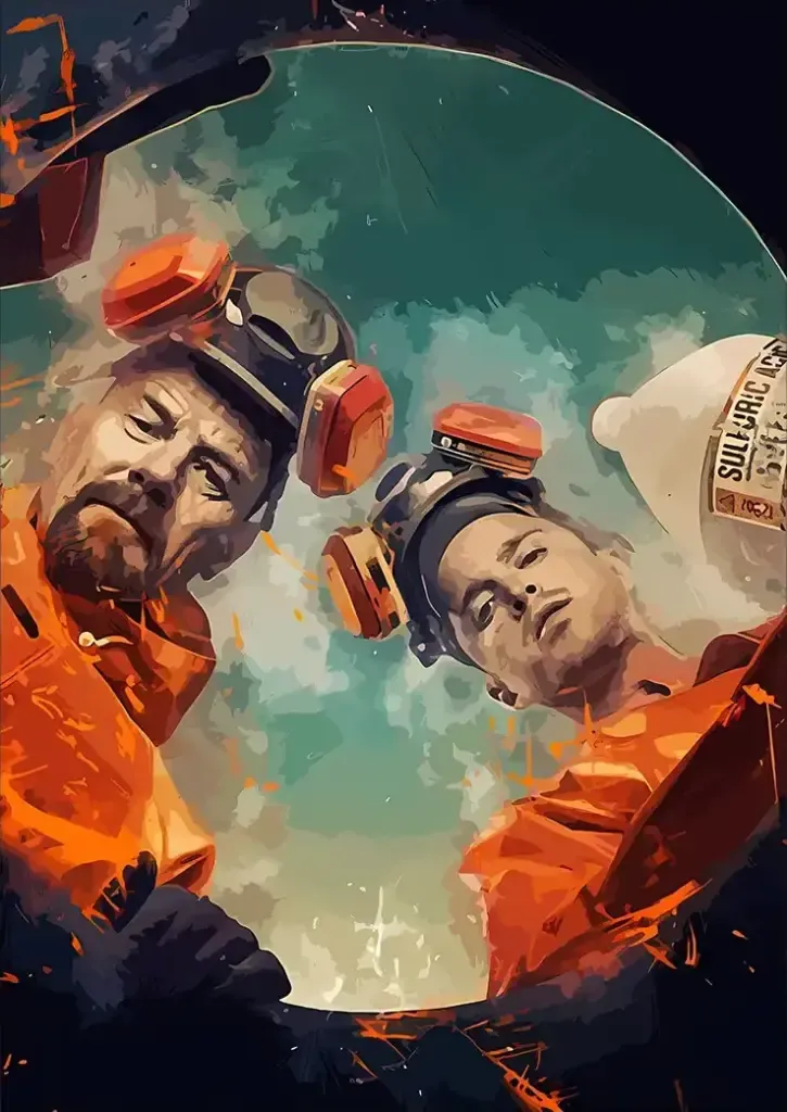 photo (300) متال پوستر طرح سریال Breaking Bad کد L2504 - Image 1