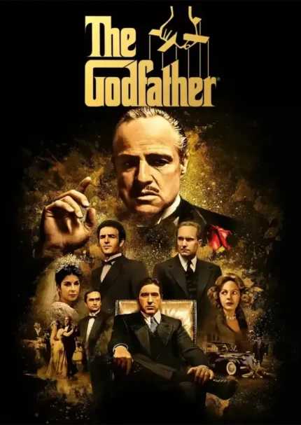 متال پوستر طرح فیلم The Godfather کد L2505