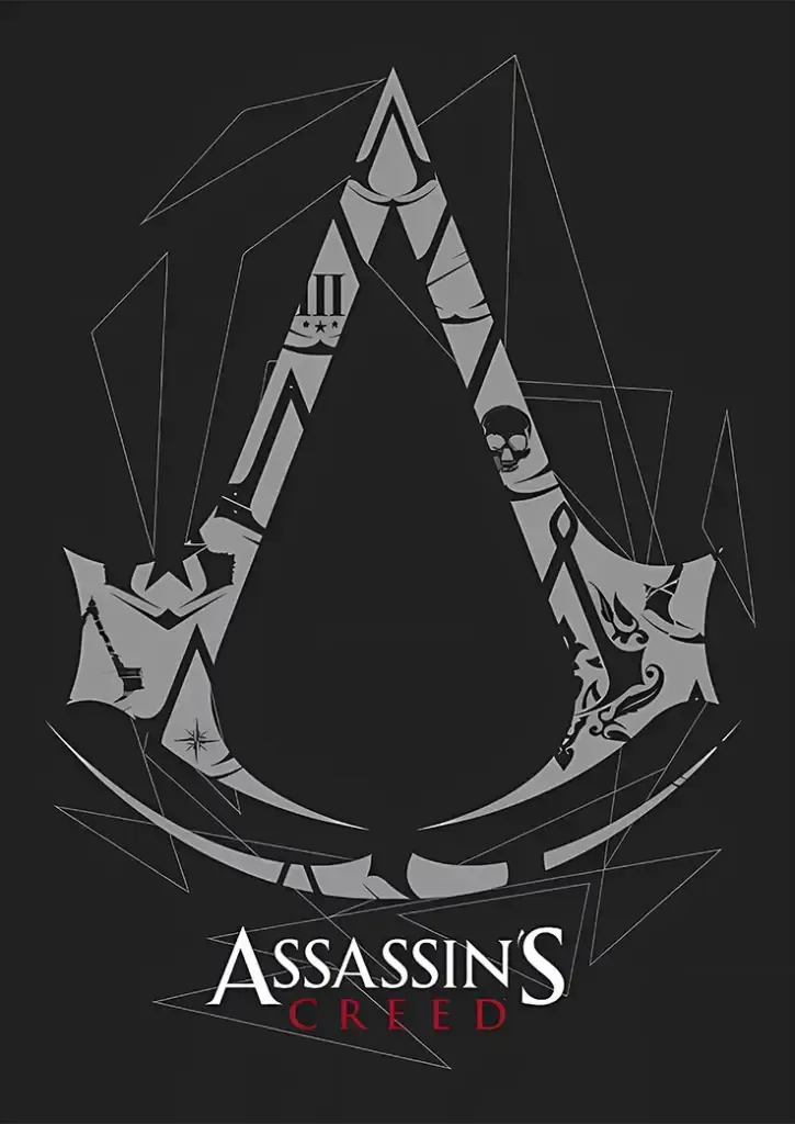 photo (8) متال پوستر طرح بازی Assassins کد L2368 - Image 1