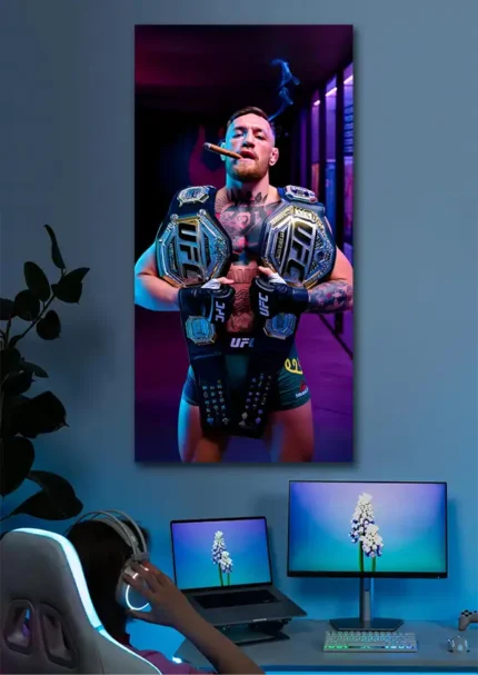 متال پوستر طرح Conor Mcgregor کد L8015