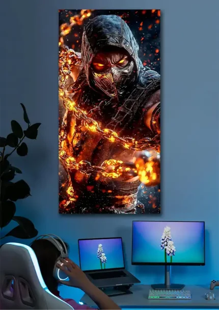 متال پوستر طرح اسکورپیون کد L8002